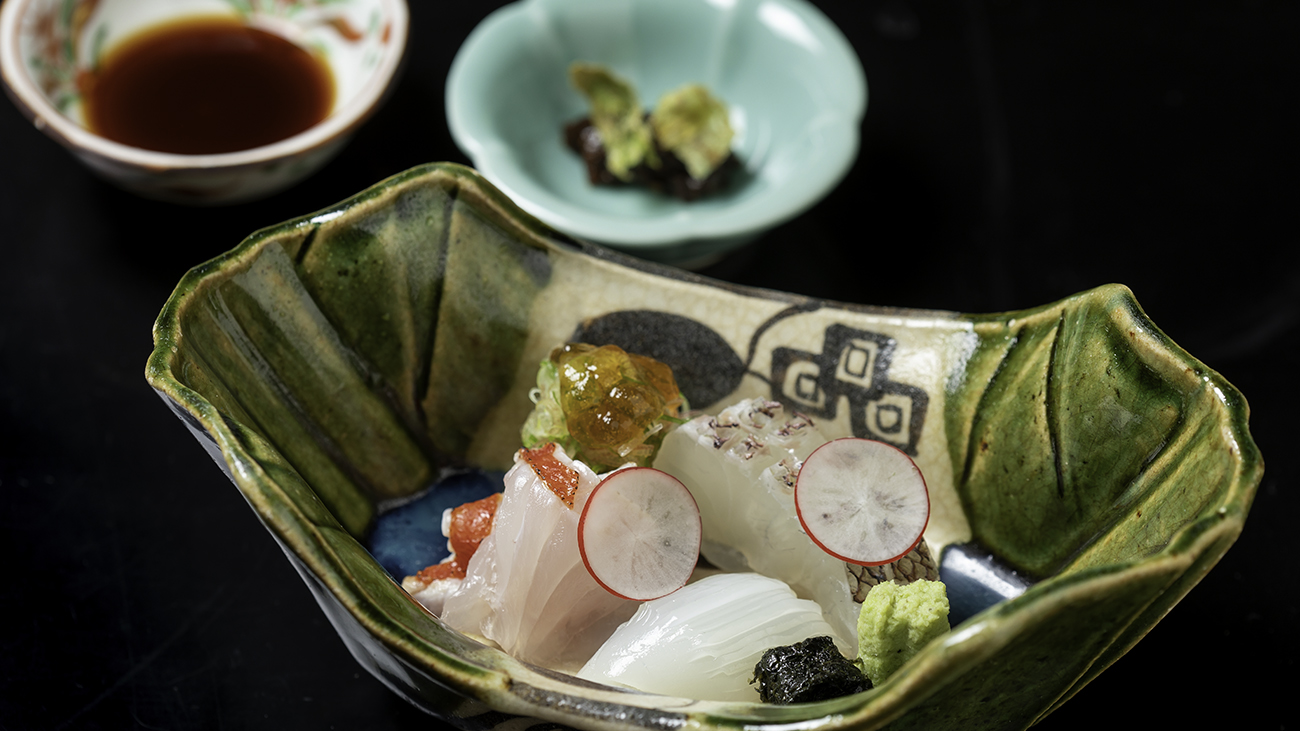 ［京都吉兆 松花堂店］のお造里